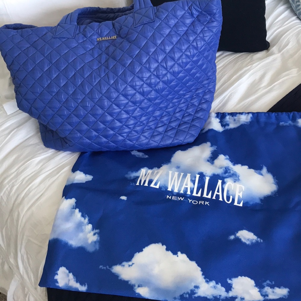 MZ Wallace large metro tote in blue